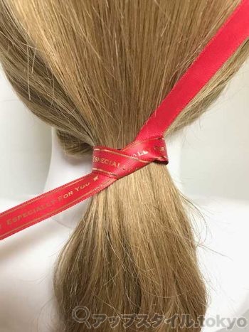 ヘアアレンジに使える 綺麗なリボン 蝶々結び の結び方